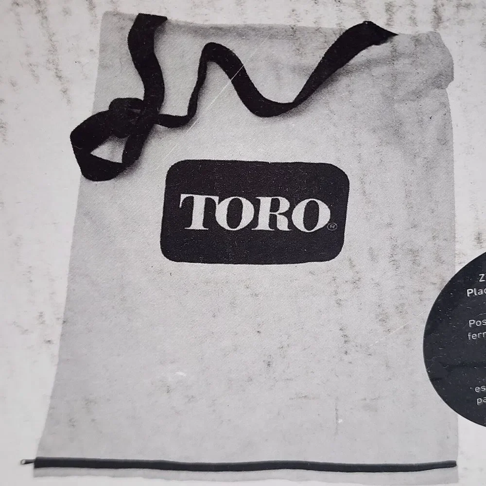 Toro 51503 Bottom-Zip Vacuum Bag for Blower Vacs New 1.5‎ bushels 5.3L New